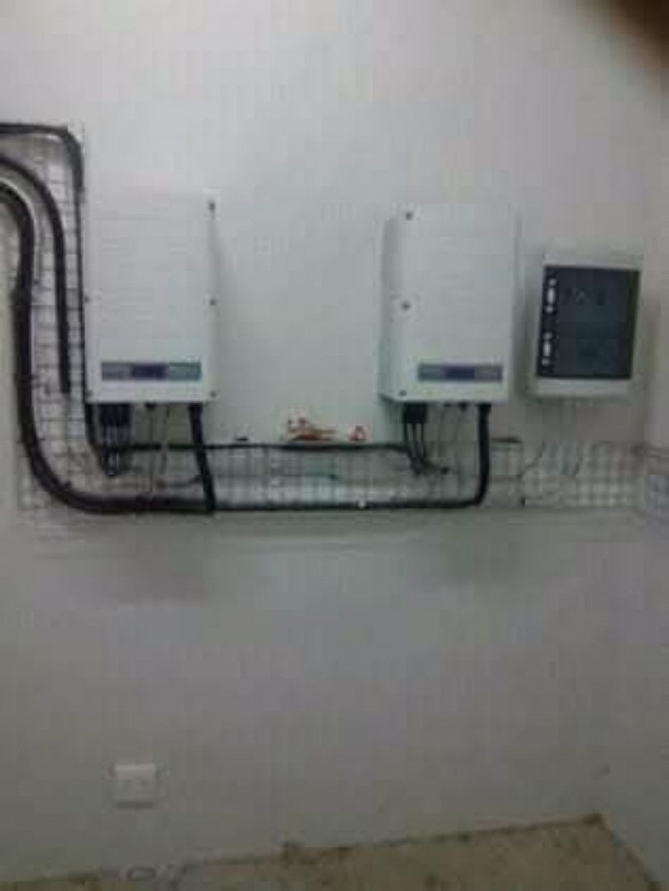 Fair Cape Retirements village Tokai.2 27kw Solar edge inverters in main dB room of health care Centre..