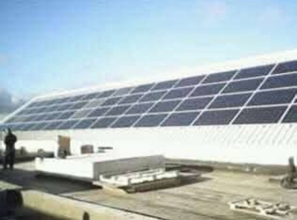 Fair Cape Retirements village Tokai behind Blue Route mall. 240 Canadian solar panels on health centre building.