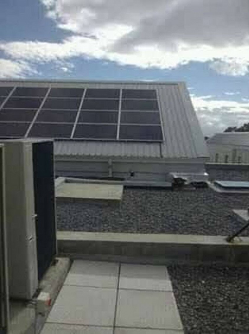 Club house East building 60kw Canadian solar panel intergrations.